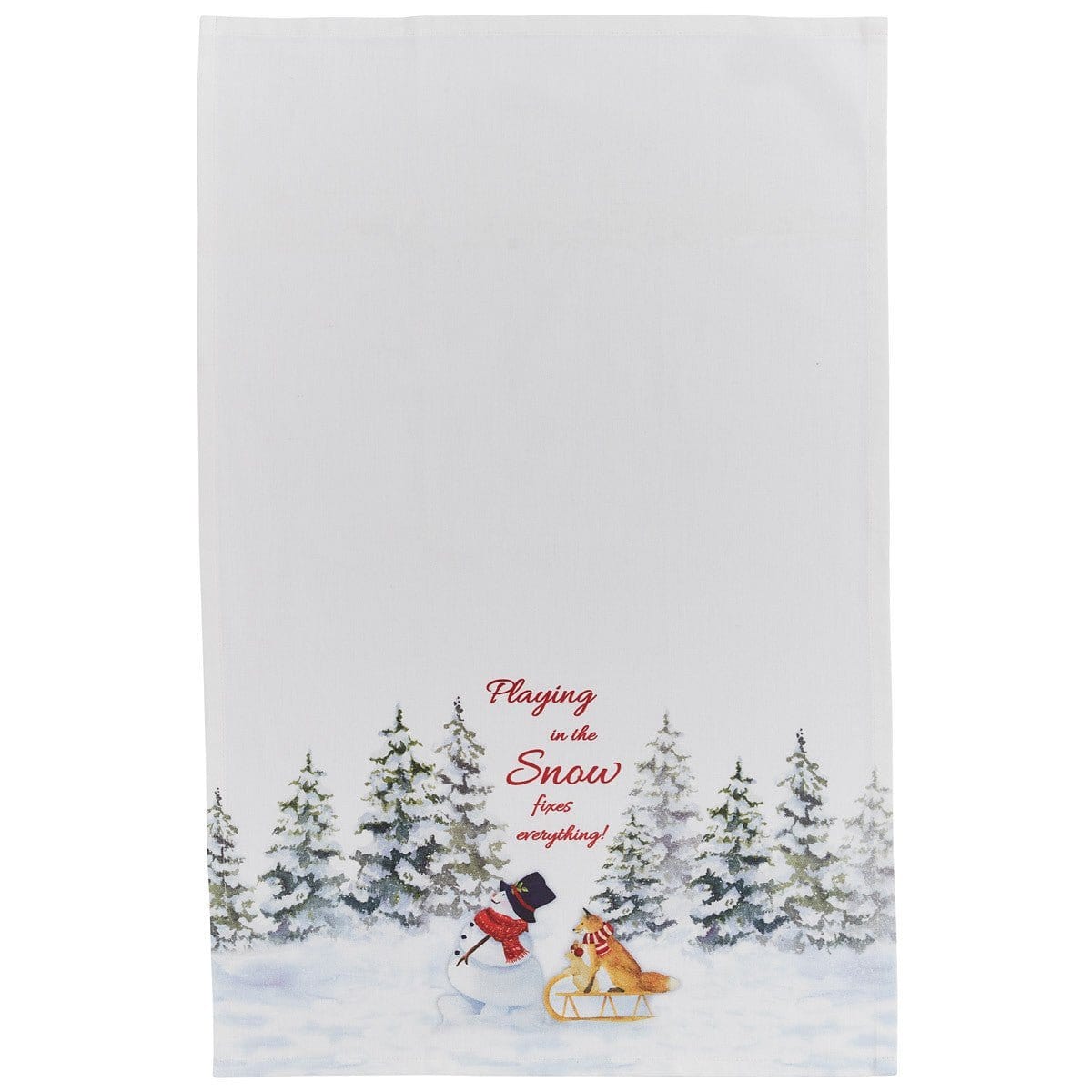 Playing in the Snow Fixes Everything Decorative Towel-Park Designs-The Village Merchant