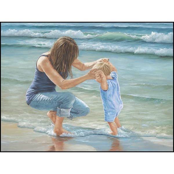 Playing In The Water By Georgia Janisse Art Print - 12 X 16-Penny Lane Publishing-The Village Merchant