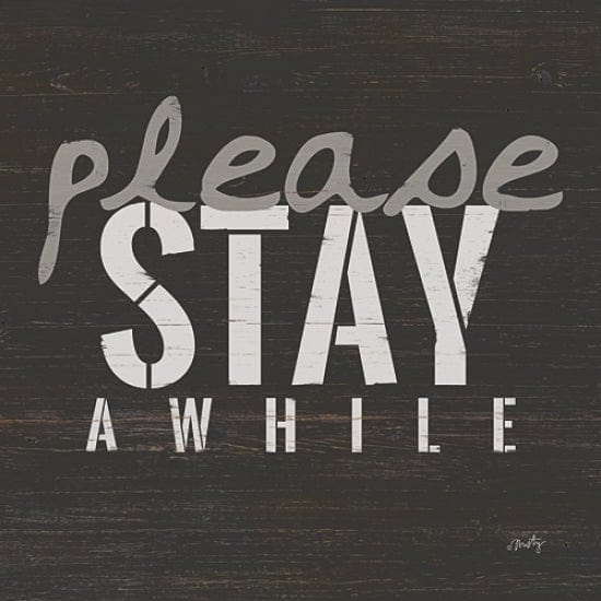 Please Stay Awhile By Misty Michelle Art Print - 12 X 12-Penny Lane Publishing-The Village Merchant