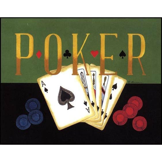 Poker By Becca Barton Art Print - 11 X 14-Penny Lane Publishing-The Village Merchant