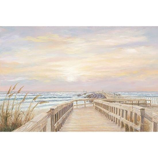 Ponce Inlet Jetty Sunrise By Georgia Janisse Art Print - 12 X 18-Penny Lane Publishing-The Village Merchant