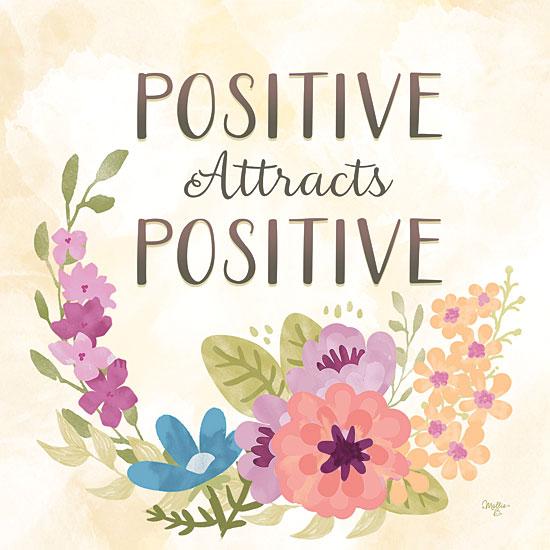 Positive Attracts Positive By Mollie B Right Art Print - 12 X 12-Penny Lane Publishing-The Village Merchant