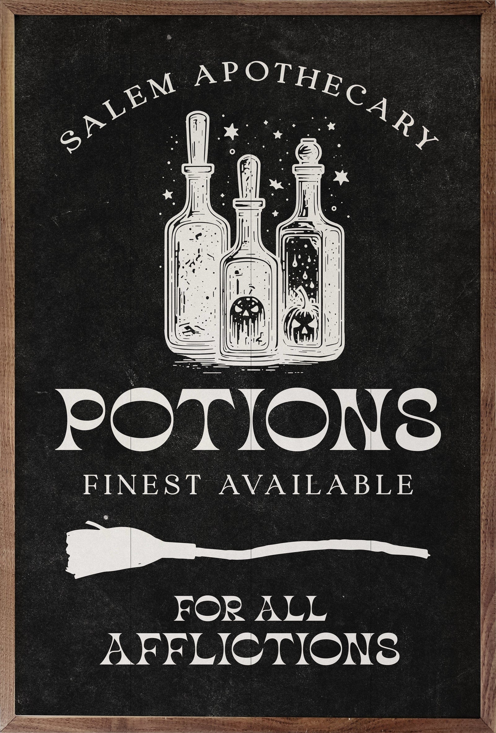 Kendrick Home Walnut Frames 5x8 Potions Finest Available Black