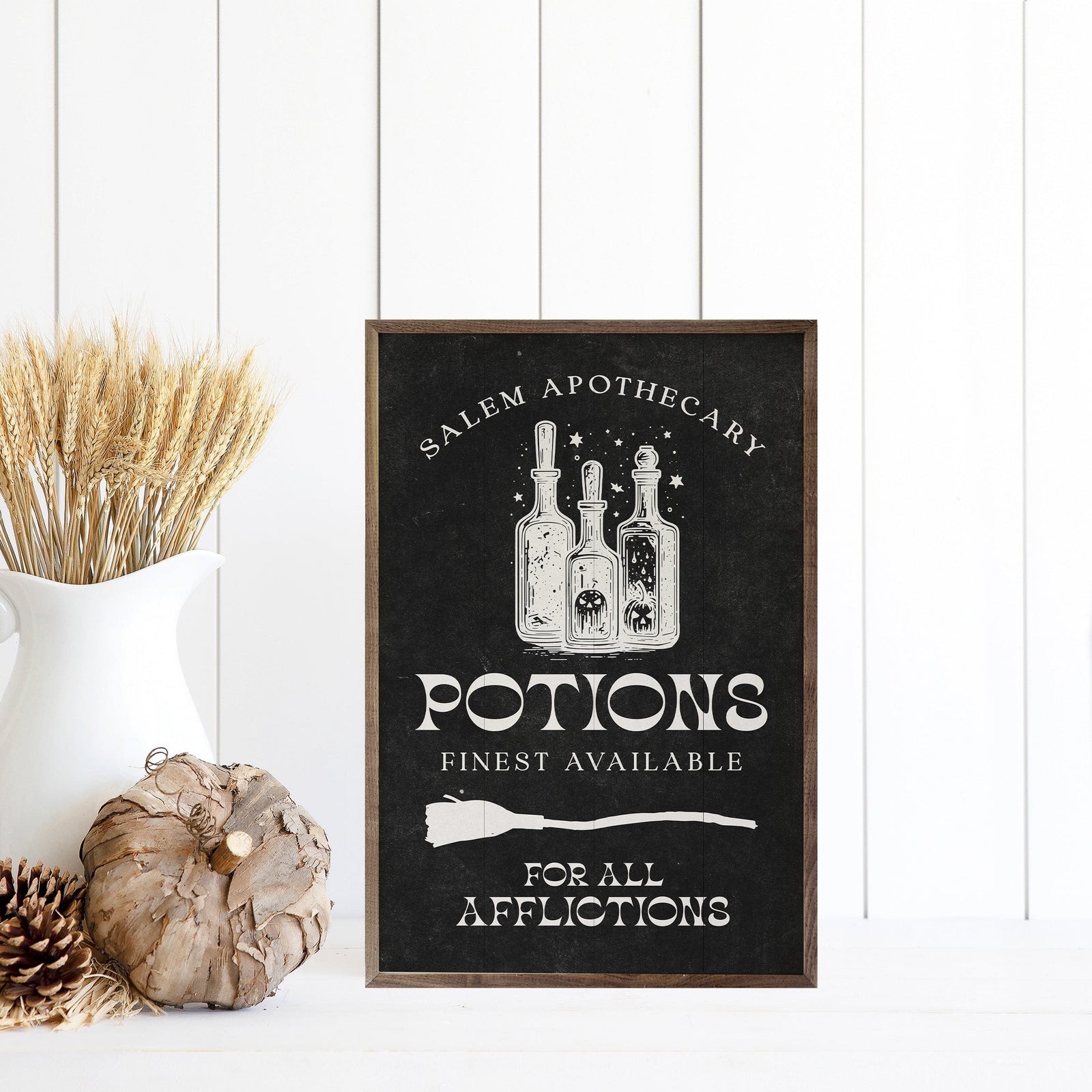 Kendrick Home Walnut Frames 5x8 Potions Finest Available Black
