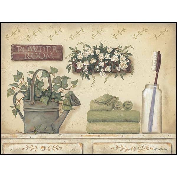 Powder Room By Pam Britton Art Print - 12 X 16-Penny Lane Publishing-The Village Merchant