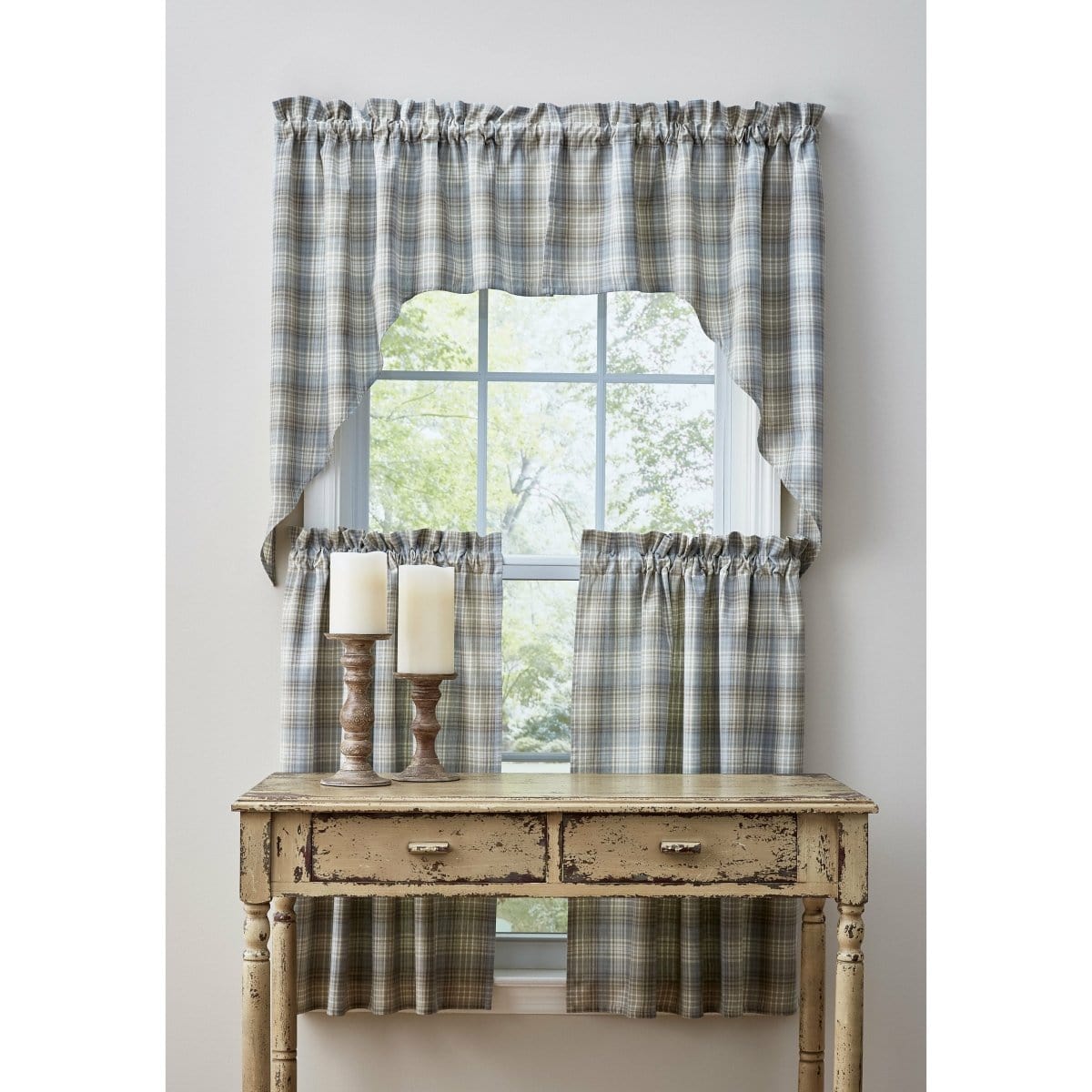 Prairie Wood Swag Pair 36" Long Unlined-Park Designs-The Village Merchant