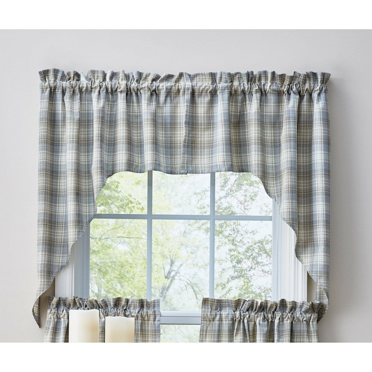 Prairie Wood Swag Pair 36" Long Unlined-Park Designs-The Village Merchant