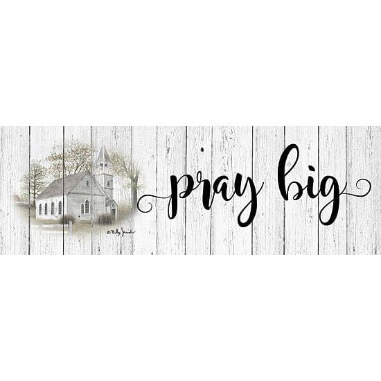 Penny Lane Publishing Pray Big By Billy Jacobs Art Print - 6 X 18