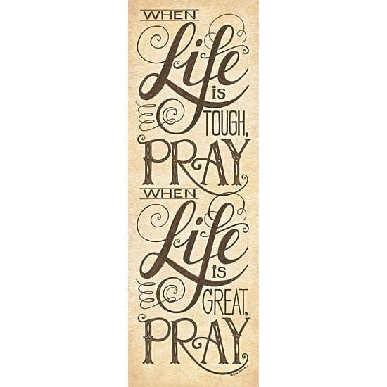 Penny Lane Publishing Pray By Deb Strain Art Print - 12 X 36