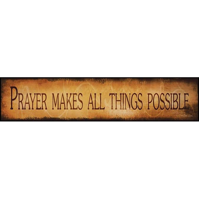 Penny Lane Publishing Prayer By Dee Dee Reynolds Art Print - 4 X 18