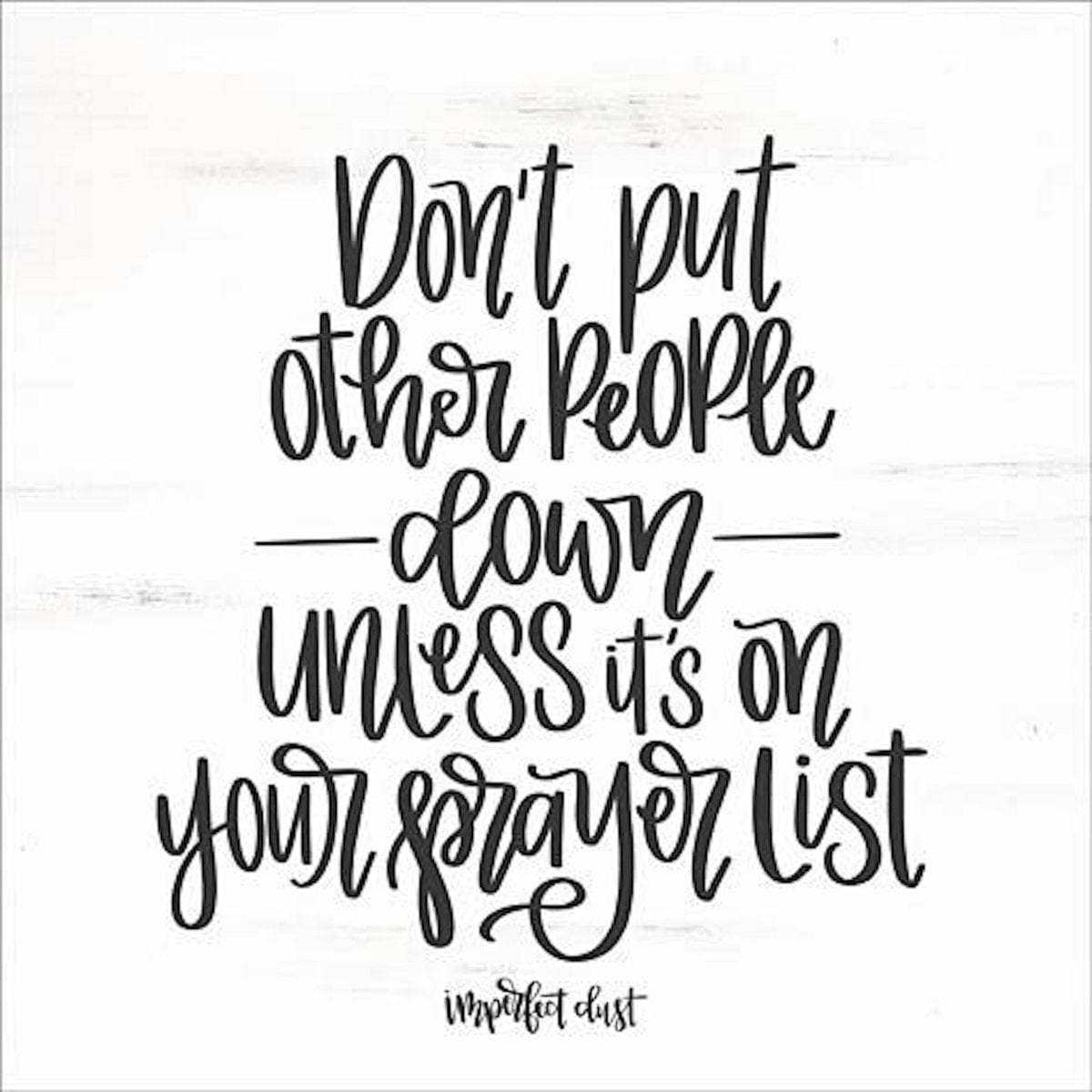 Penny Lane Publishing Prayer List By Imperfect Dust Art Print - 12 X 12