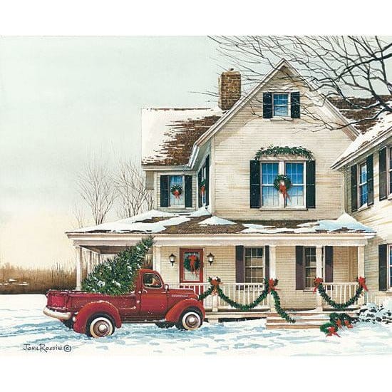 Preparing For Christmas By John Rossini Art Print - 12 X 16-Penny Lane Publishing-The Village Merchant