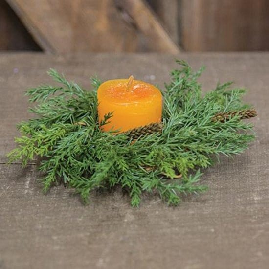 Prickly Pine Candle Ring / Wreath 2&quot; Inner Diameter-Craft Wholesalers-The Village Merchant