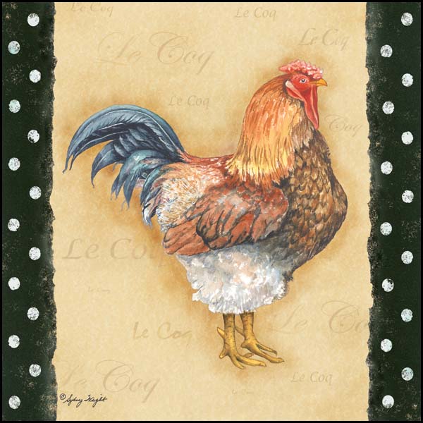 Proud Rooster By Sydney Wright Art Print - 12 X 12-Penny Lane Publishing-The Village Merchant