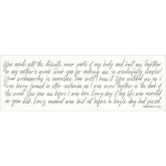 Psalm 139 By Marla Rae Art Print - 8 X 24-Penny Lane Publishing-The Village Merchant