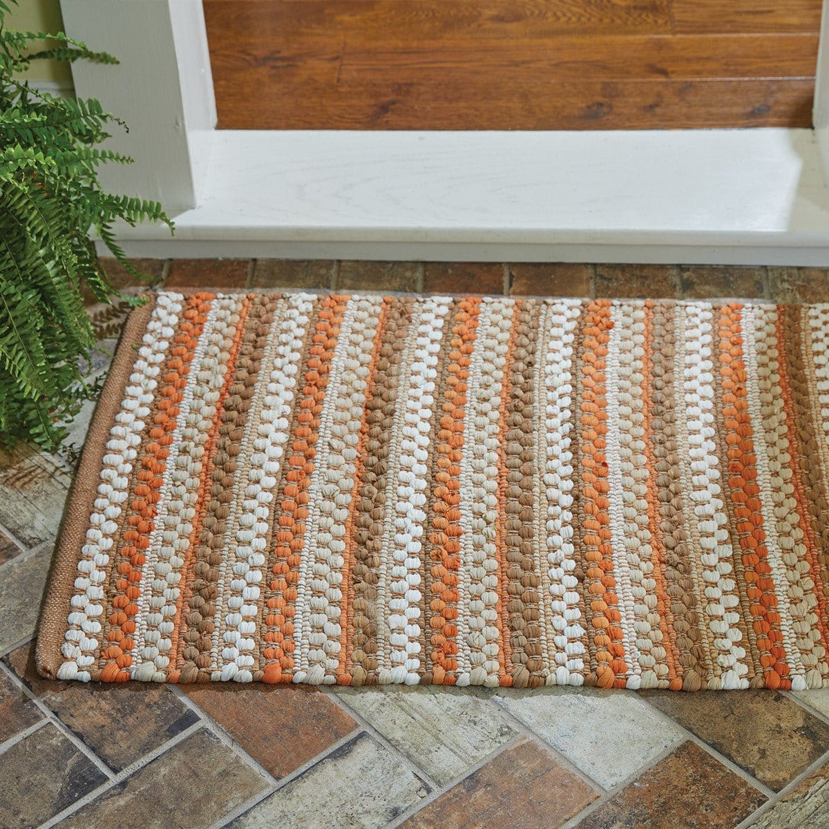 Pumpkin Seed Chindi Rug 24" x 36" Rectangle-Park Designs-The Village Merchant