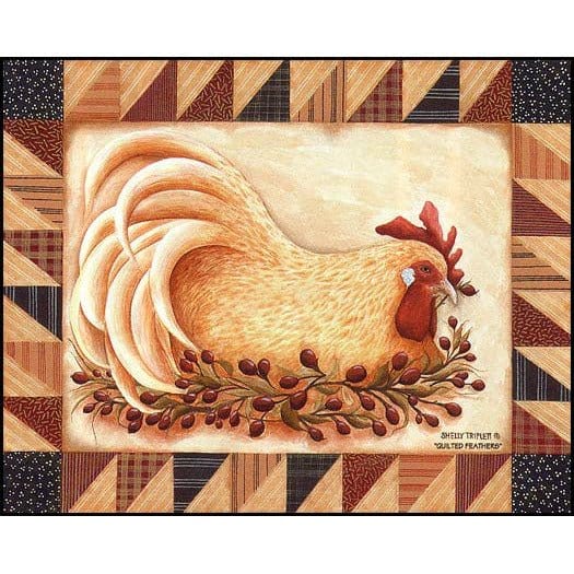 Quilted Feathers By Shelly Triplett Art Print - 8 X 10-Penny Lane Publishing-The Village Merchant