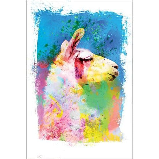 Rainbow Llama I By JG Studios Art Print - 12 X 18-Penny Lane Publishing-The Village Merchant