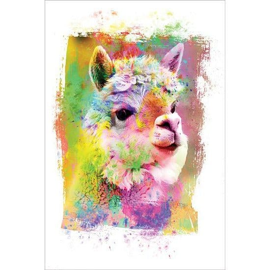 Rainbow Llama II By JG Studios Art Print - 12 X 18-Penny Lane Publishing-The Village Merchant