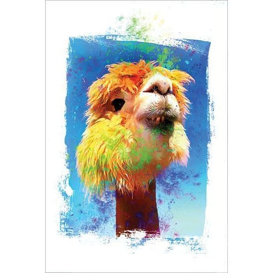 Rainbow Llama III By JG Studios Art Print - 12 X 18-Penny Lane Publishing-The Village Merchant
