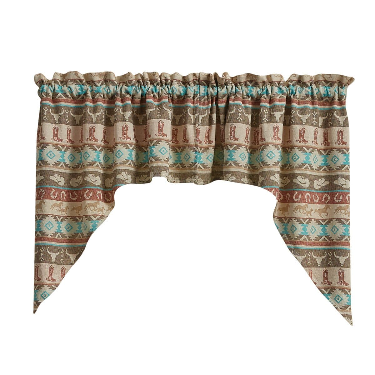 Ranch Jacquard Swag Pair 36" Long Unlined-Park Designs-The Village Merchant