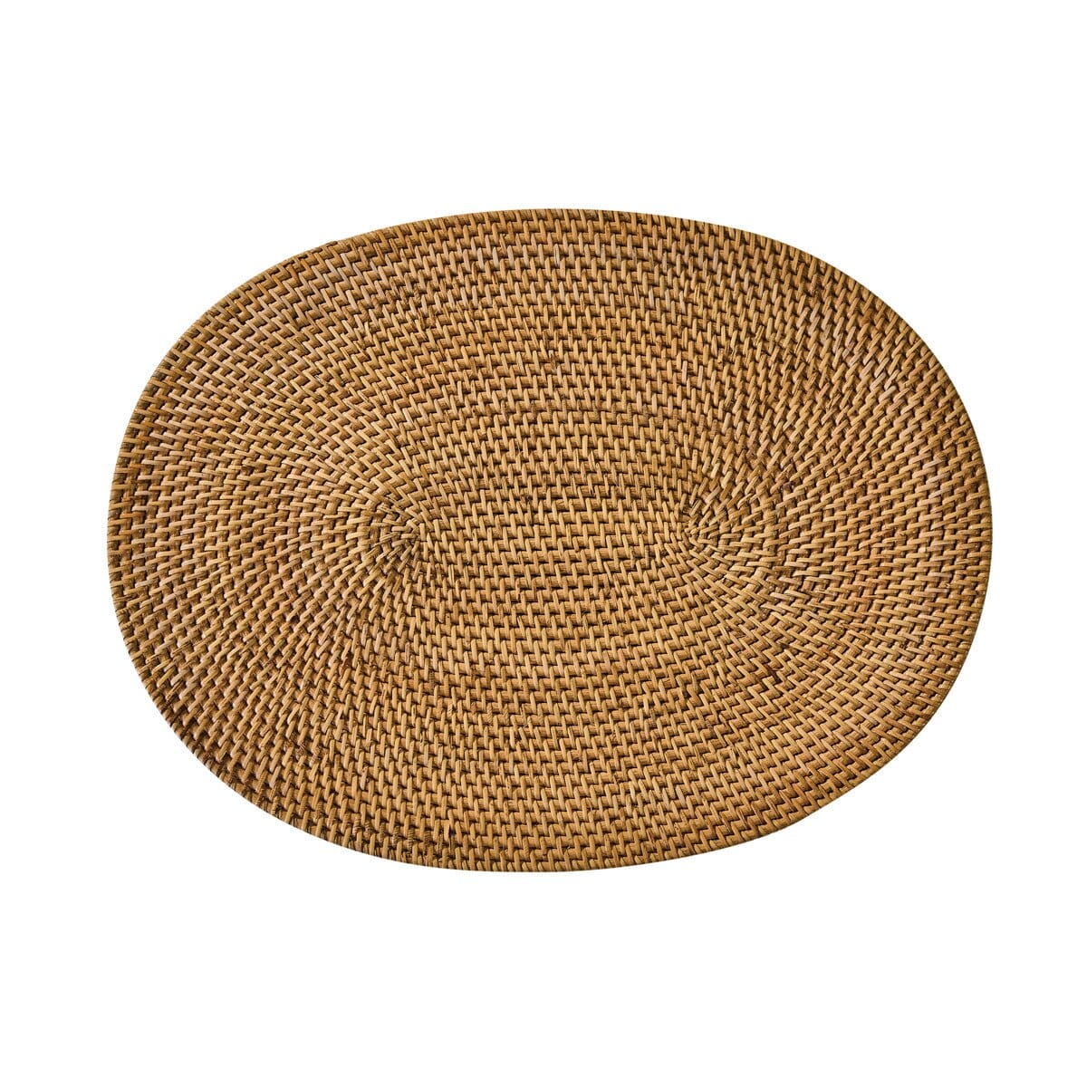 Rattan Placemat Oval Set of 2