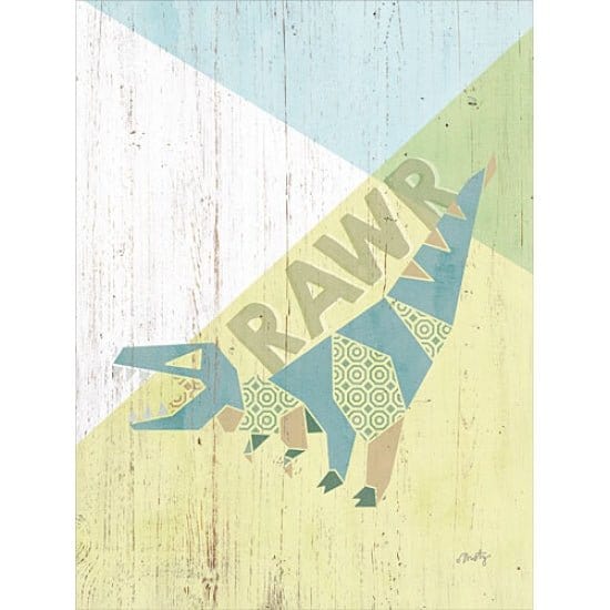 Penny Lane Publishing Rawr Dinosaur By Misty Michelle Art Print - 12 X 16
