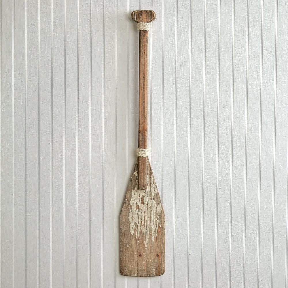 Reclaimed Wood Oar Wall Art-CTW Home-The Village Merchant