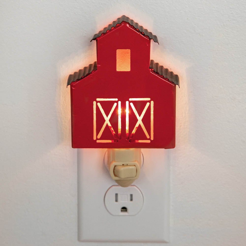 Red Barn Night Light-CTW Home-The Village Merchant