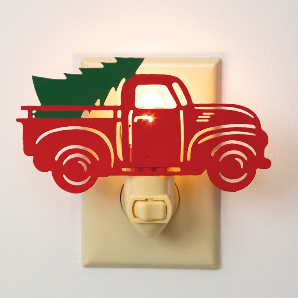 Red Christmas Truck Night Light-CTW Home-The Village Merchant