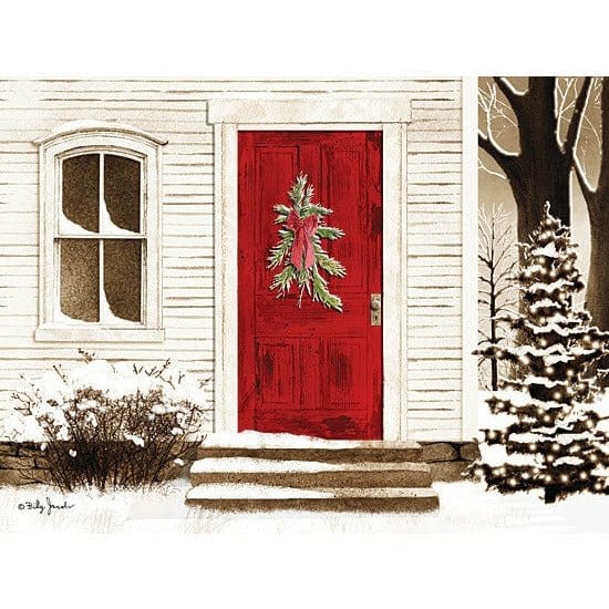 Penny Lane Publishing Red Door By Billy Jacobs Art Print - 12 X 16