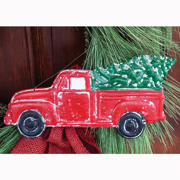 Red Metal Truck Hanger-Craft Wholesalers-The Village Merchant