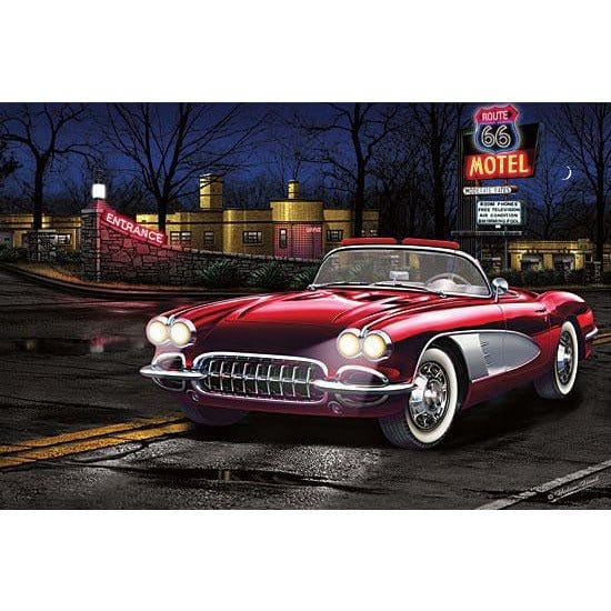 Penny Lane Publishing Red Vette By JG Studios Art Print - 12 X 18