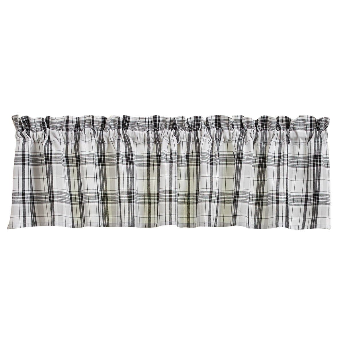 Refined Rustic Plaid Valance Unlined-Park Designs-The Village Merchant