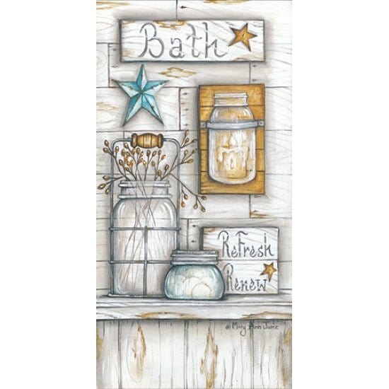 Refresh & Remew By Mary Ann June Art Print - 9 X 18-Penny Lane Publishing-The Village Merchant