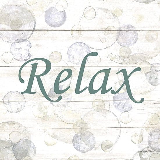 Penny Lane Publishing Relax Bubbles By Dee Dee Reynolds Art Print - 12 X 12