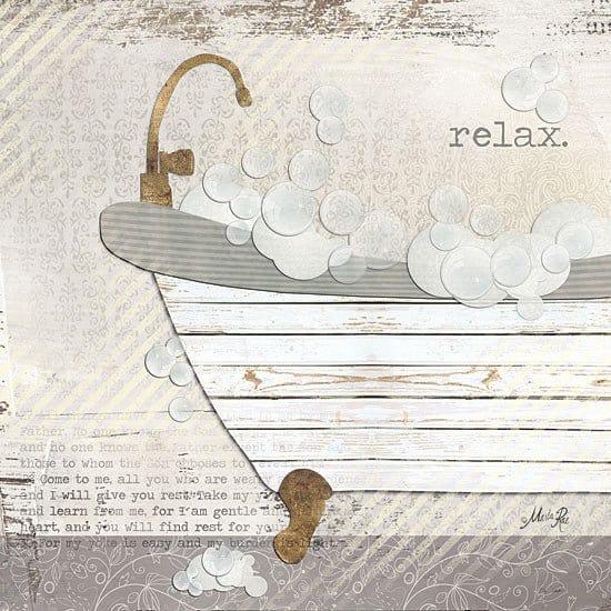 Relax By Marla Rae Art Print - 12 X 12-Penny Lane Publishing-The Village Merchant