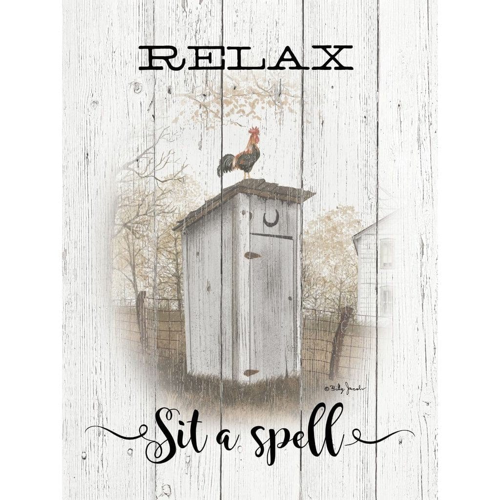 Relax - Sit A Spell By Billy Jacobs Art Print - 12 X 16-Penny Lane Publishing-The Village Merchant