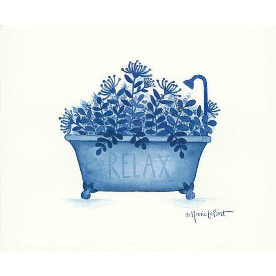 Relax Tub By Annie La Point Art Print - 12 X 16-Penny Lane Publishing-The Village Merchant