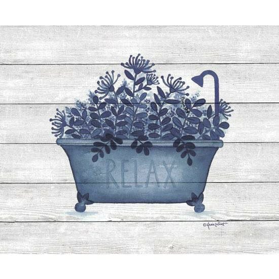 Relax Tub By Annie La Point Art Print - 12 X 16-Penny Lane Publishing-The Village Merchant