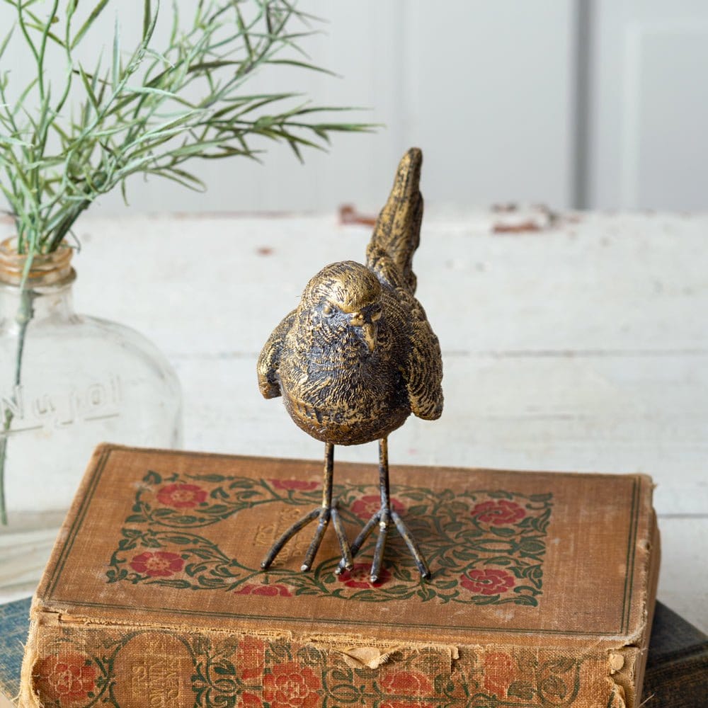 Resin Parakeet Tabletop Figurine-CTW Home-The Village Merchant