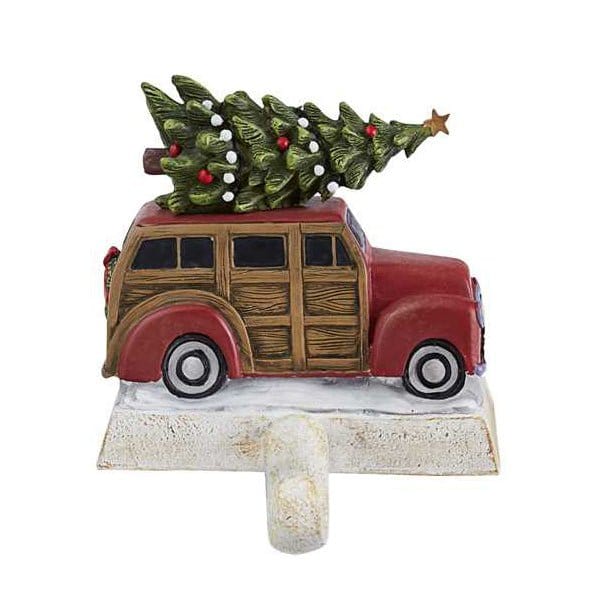 Resin Red Woody Stocking Holder-Park Designs-The Village Merchant