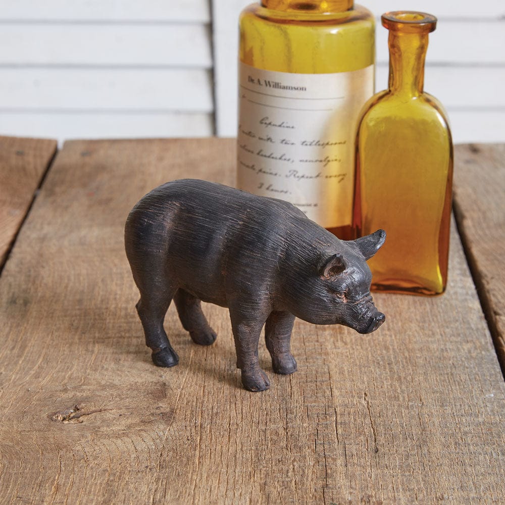 Resin Rustic Pig Figurine