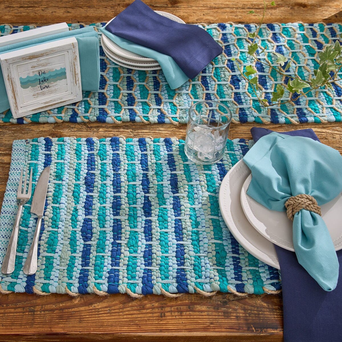Park Designs Placemats Ripples Chindi Placemat Set of 2