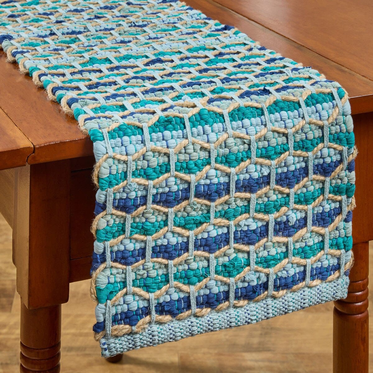 Park Designs Table Runners Ripples Chindi Table Runner 36" Long
