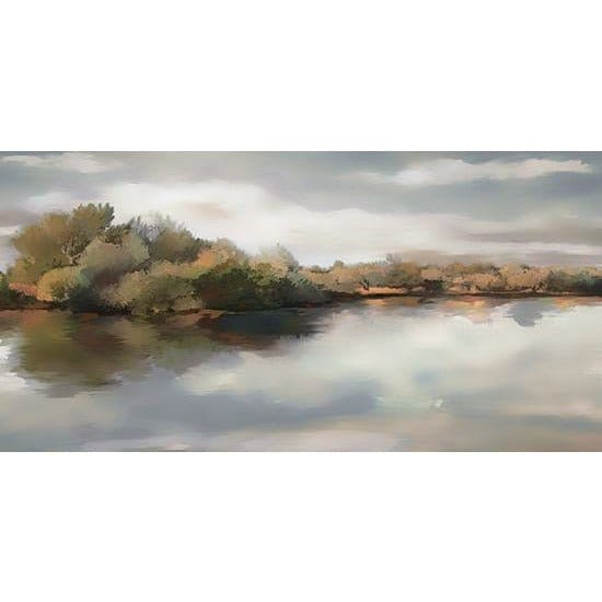 Penny Lane Publishing River Fields By JG Studios Art Print - 9 X 18
