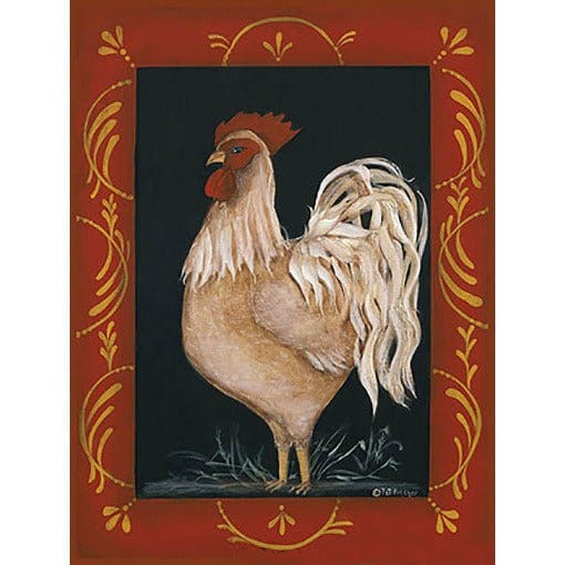 Rooster By Pat Fischer Art Print - 12 X 16-Penny Lane Publishing-The Village Merchant