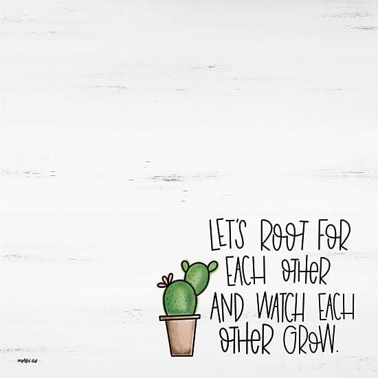 Penny Lane Publishing Root For Each Other By Imperfect Dust Art Print - 12 X 12