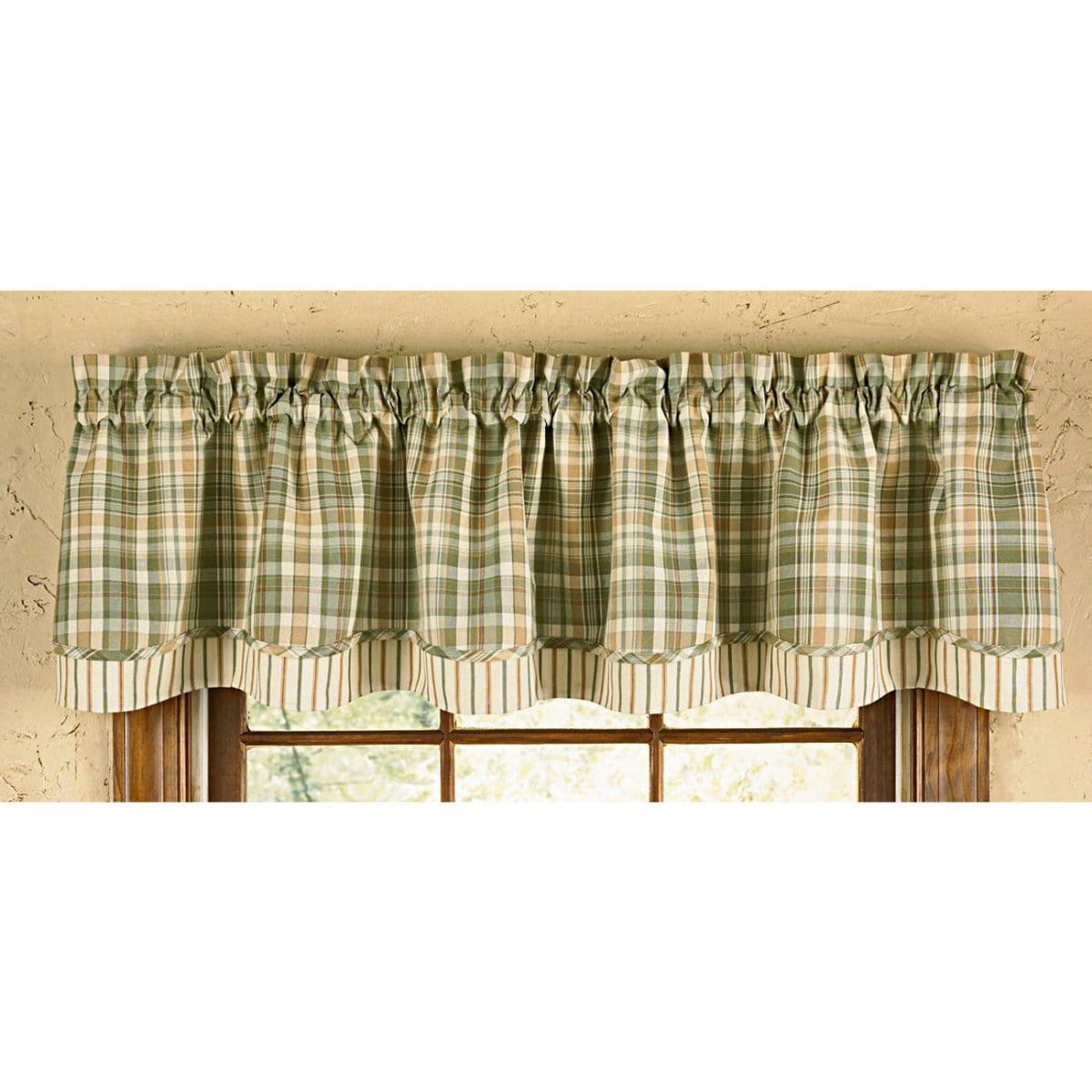 Rosemary Layered Valance Lined-Park Designs-The Village Merchant