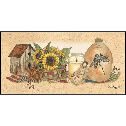 Rowe's Sunflowers Aglow By Linda Spivey Art Print - 8 X 16-Penny Lane Publishing-The Village Merchant